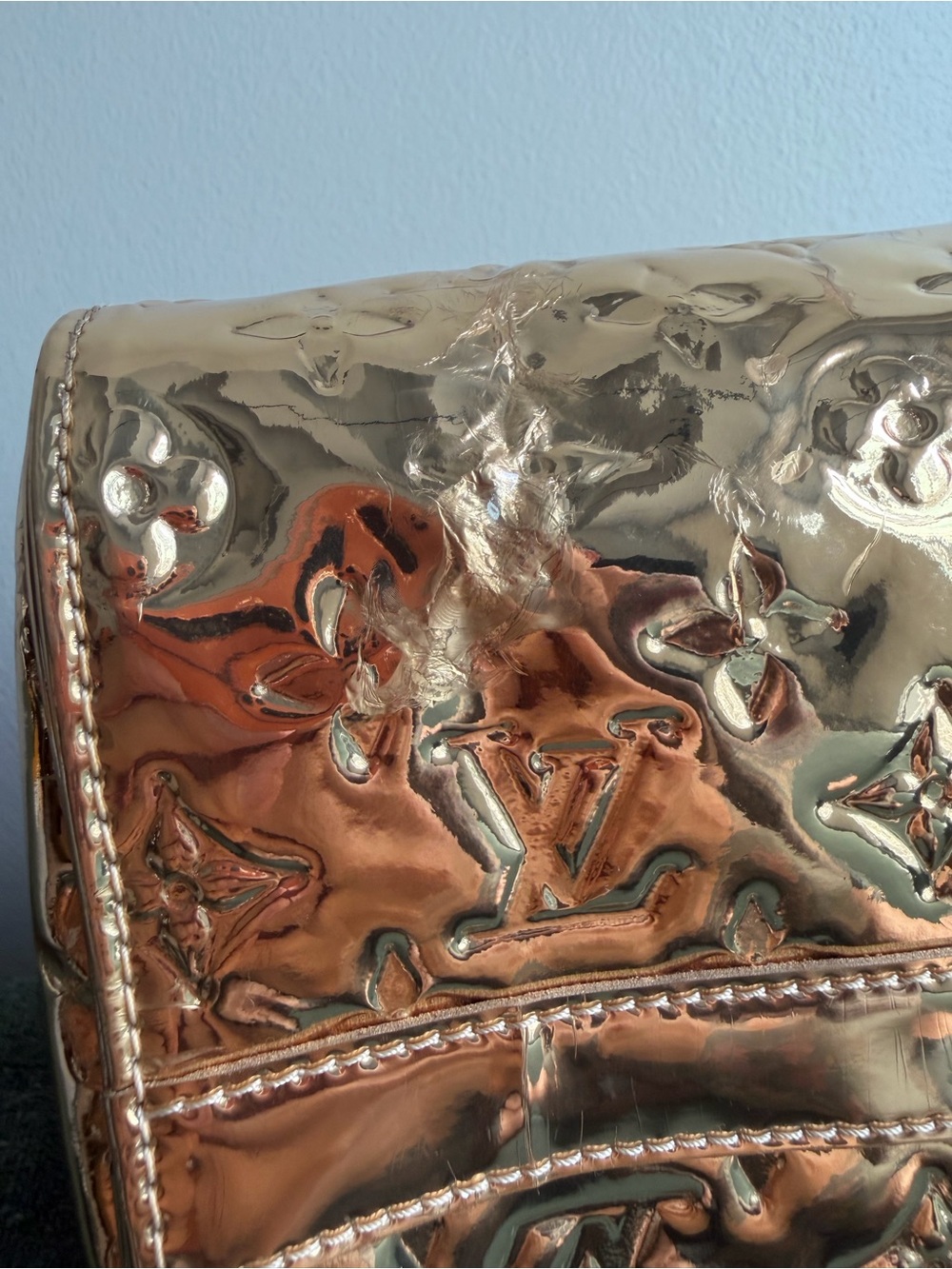 AUTH Louis Vuitton Speedy Miroir Size 30 - Picture 4 of 16